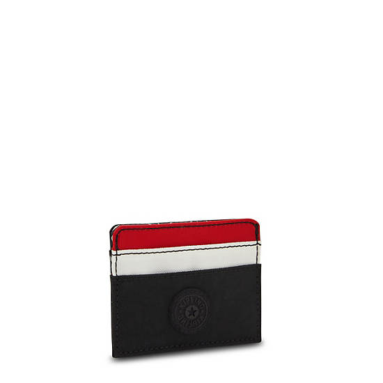 Kipling Cardy Card Holder Tassen Zwart Rood | België 1163TC